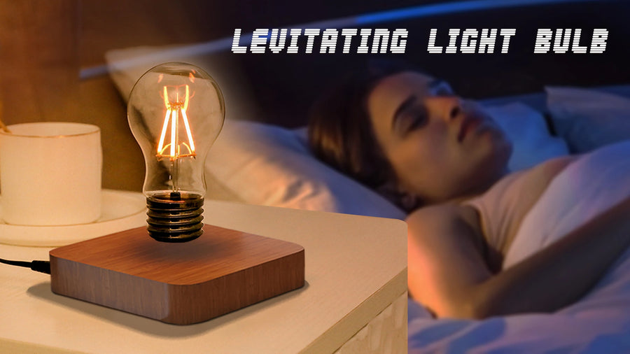 Magnetic Levitation Lamp Creativity Floating Glass LED Bulb Home Office Desk Decor Birthday Gift Table Novelty Night Light