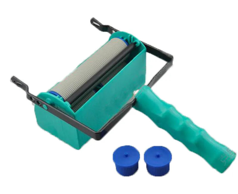DIY Wall Decoration Tools - 5 Inch Handle Grip Applicator Plus 5" Wall Pattern Painting Roller Painting Tools Wall Paint