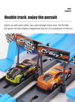Racing Toys Track Stunt Speed Car Wheels DIY Rail Kits Assembled Model 18pcs Boys Girls Children Gift for Kid Christmas Present