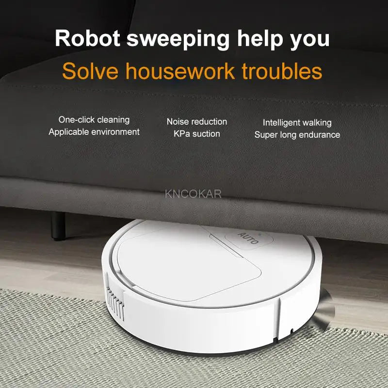Robot Vacuum Cleaner 3-In-1 Auto Rechargeable Smart Sweeping Robot Dry Wet Sweeping Vacuum Cleaner Smart Floor Cleaner