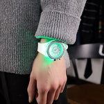 led Flash Luminous Watch Personality trends students lovers jellies woman men's watches Colorful light WristWatch Ins  watch's