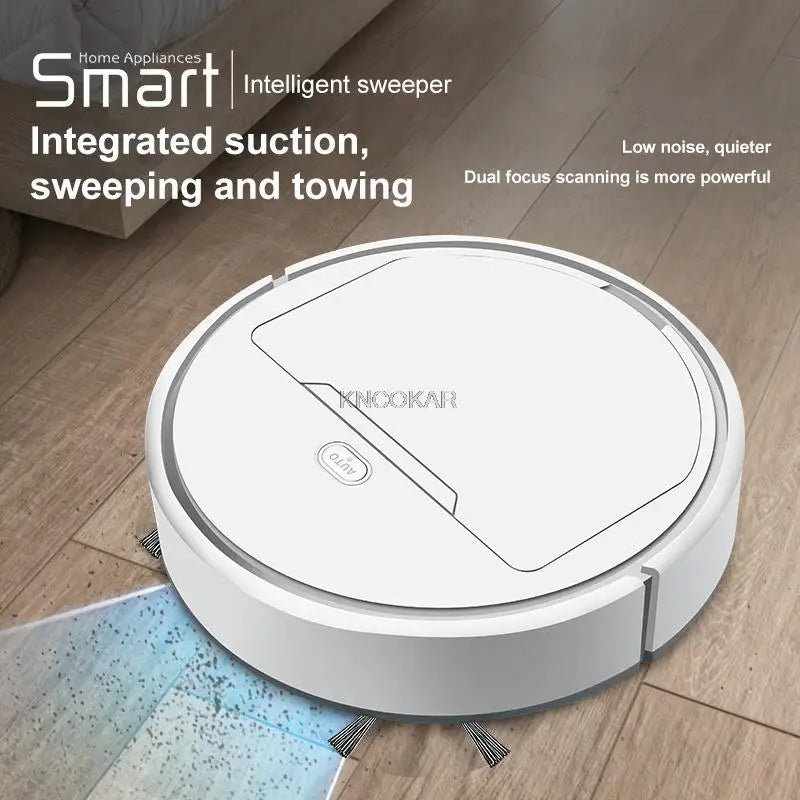 Robot Vacuum Cleaner 3-In-1 Auto Rechargeable Smart Sweeping Robot Dry Wet Sweeping Vacuum Cleaner Smart Floor Cleaner