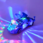 Electric Dancing Deformation Rotating Universal Police Toy Car Child Kid Girl Car Christmas Birthday Gift