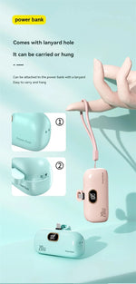 OnePlus 300000mAh Wireless CCC Certification Power Bank Capsule Mobile Power Supply Emergency Fast Charging External Battery