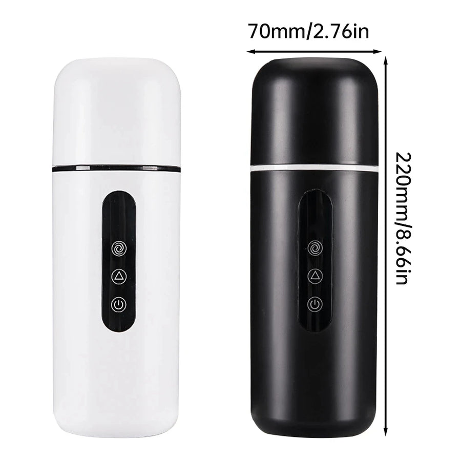 420ml Portable Car Heating Cup Electric Kettle 304 LED Smart Temperature Control Warmer Stirring Cup Heating Bottle Mixing Cup