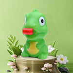 Pinch Frog Dinosaur Sticking Tongue Out Toys Funny Sensory Stress Relief Fidget Toys Cat Toys School Gifts for Kids Children
