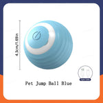 New Smart Pet Toy Ball Electric Interactive Game Automatic  Jumping Rolling Ball Rechargeable Moving Puppy Cat Entertainment Toy