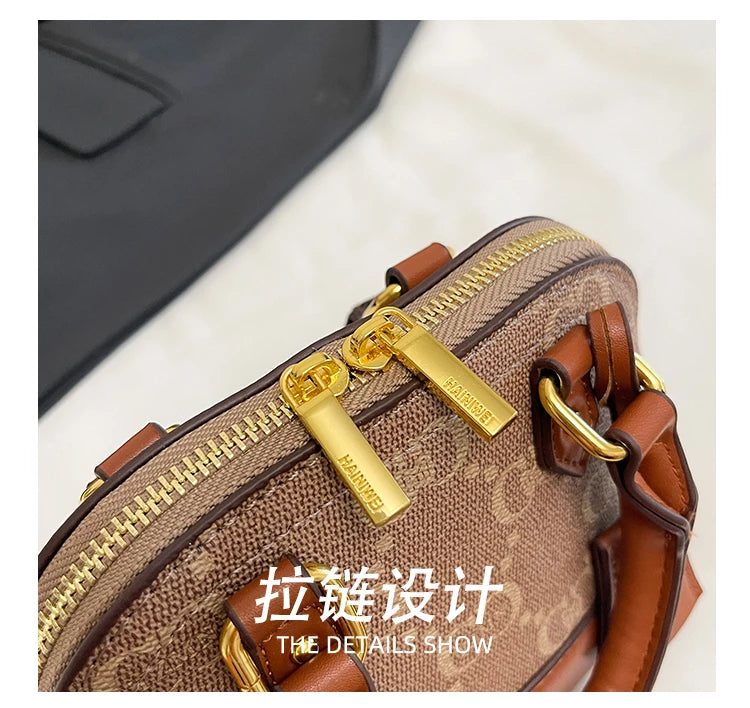 High-Quality Ladies Shoulder Bag, Stylish Leather Handbags For Women Featuring Famous Designer Elegant Details