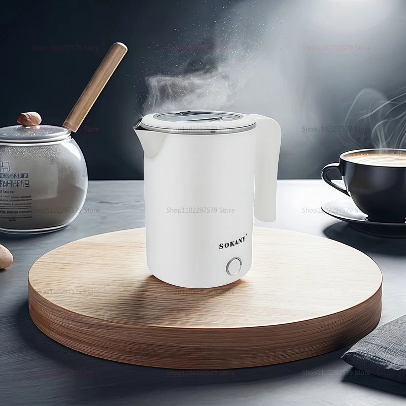 500ML Portable Travel Electric Kettle Tea Coffee Stainless Steel Water Boiler Pot For  Hotel Family Travel kitchen Smart kettle