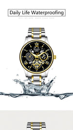 Watch For Men Trendy High end Light Luxury Versatile Quartz Watches Glow Waterproof Roman Hollow Male's Clock Watch UTHAI L93