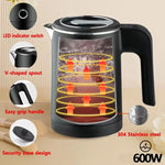 500ML Portable Travel Electric Kettle Tea Coffee Stainless Steel Water Boiler Pot For  Hotel Family Travel kitchen Smart kettle