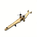 Creative Aircraft Airplane Gel Pen Funny Fashion Deformation Toy Foldable Rleaxing Ballpoint Pen Stationery