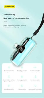 OnePlus 300000mAh Wireless CCC Certification Power Bank Capsule Mobile Power Supply Emergency Fast Charging External Battery