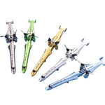 Creative Aircraft Airplane Gel Pen Funny Fashion Deformation Toy Foldable Rleaxing Ballpoint Pen Stationery
