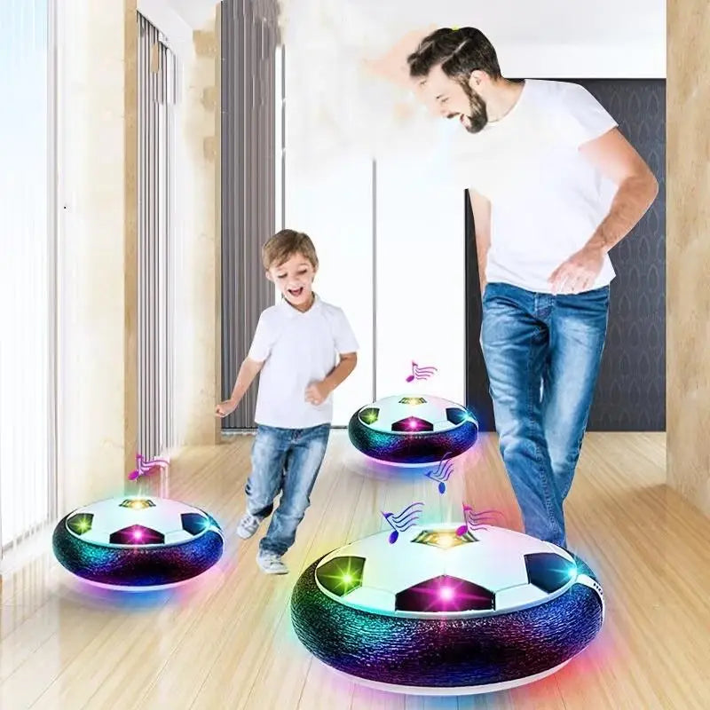Suspension Air Football Electric Levitate Sport Toy ABS Hover Soccer Ball with Led Light Indoor Collision Avoidance for Kids Toy