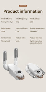 Xiaomi Electric Shoe Dryer UV Deodorizing Sterilizing Shoe Dryer Intelligent Time Dryer Home Quick Drying Shoe Warmer Heater