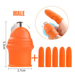 Finger Protector Silicone Thumb Knife Protector Gears Cutting Vegetable Harvesting Knife Pinching Plant Blade Scissors Gloves