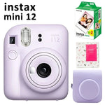 Original Fujifilm Instax Mini 12 Camera + 20 Sheets Instax Mini Film+ Album +Case Bag+ 10 in 1 Kits For Girl New Year Day Gifts