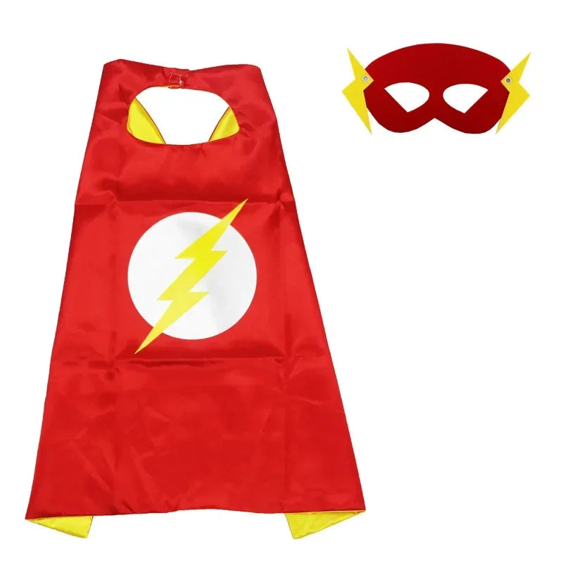 Disney Marvel Masquerade Mask Cape Cloak Anime Spider Man Batman Cloak Action Figure Marvel Toys Cosplay Child Xmas Party Gifts