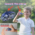 NEW LED Flying UFO Spinner Fingertip, Upgrade Flight Helicopter Gyro Flyorb Hover Ball, Mini Drone Aircraft Toy, Christmas Gift
