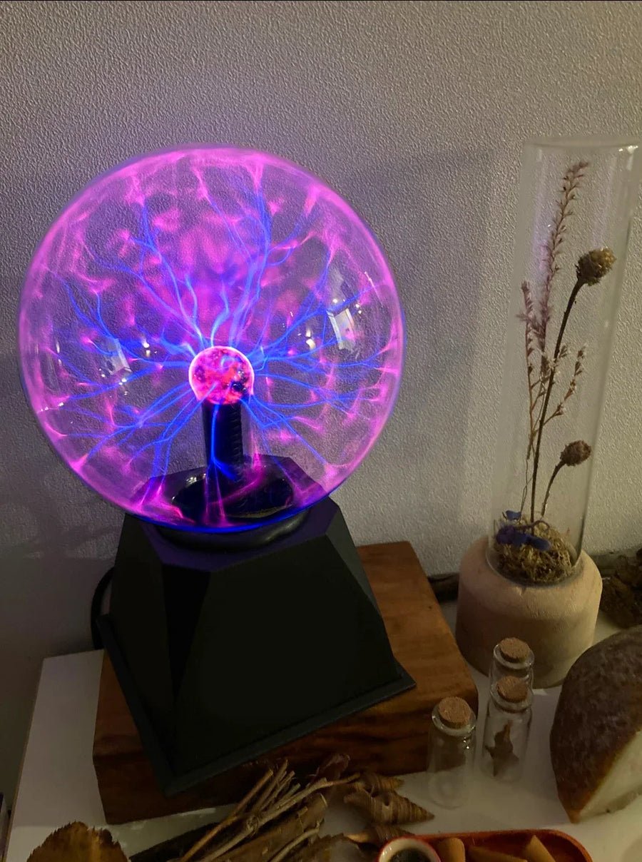 Magic Crystal Plasma Ball Lamp 3 4 5 6 8 Inch Electric Lamp Night Light Kids Gift Birthday Christmas Novelty Glass Plasma Lamp