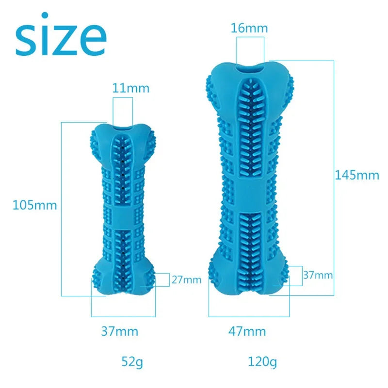 1PC Pet Chew Toy Soft Rubber Dog Toothbrushes Rubber Anti-biting Tooth Grinding Chew Stick for Small Dogs Training Pet Supplies