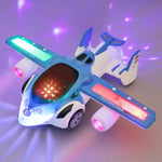 Electric Dancing Deformation Rotating Universal Police Toy Car Child Kid Girl Car Christmas Birthday Gift