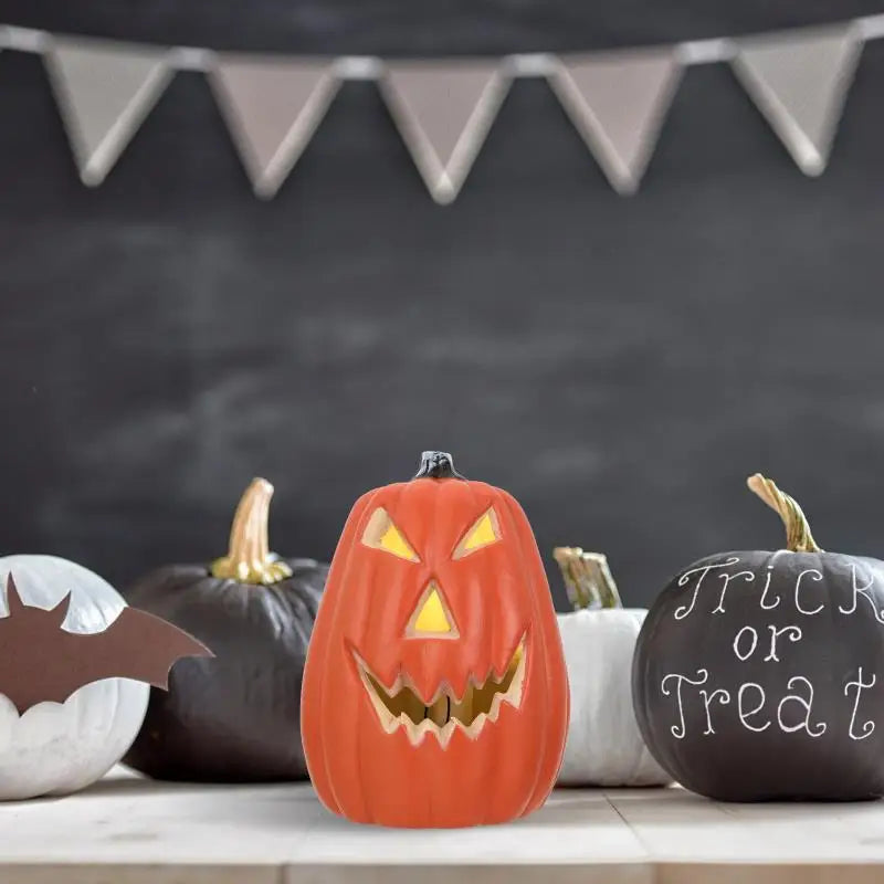 1Pc Decorative Pumpkin Halloween Props Lantern Decor Pumpkin Decoration Pumpkin Light Outdoor Halloween Decorationsation