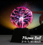 Magic Crystal Plasma Ball Lamp 3 4 5 6 8 Inch Electric Lamp Night Light Kids Gift Birthday Christmas Novelty Glass Plasma Lamp