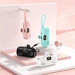 Mini Portable Power Bank 30000mah Capsule Mobile Power Supply Emergency External Battery Fast Charger For Type-c Iphone 2025 New