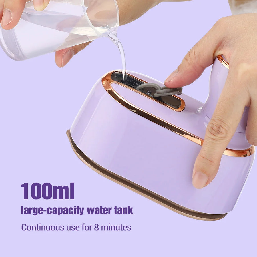 Mini Garment Steamer Portable Folding Handheld Steam Iron Home Travelling For Clothes Ironing Wet Dry Ironing Machine