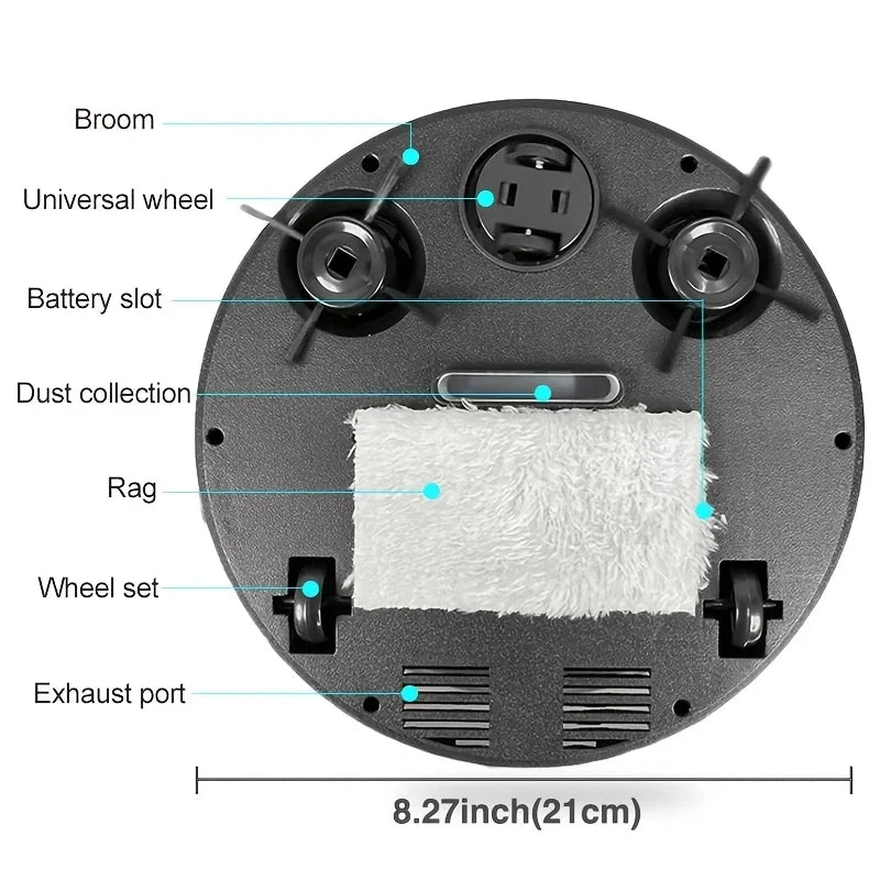 Xiaomi MIJIA 3-in-1 Smart Sweep Robot 4000pa Suction Power Fully Automatic Home Cleaning Machine USB Charge Smart Vacuum Cleaner