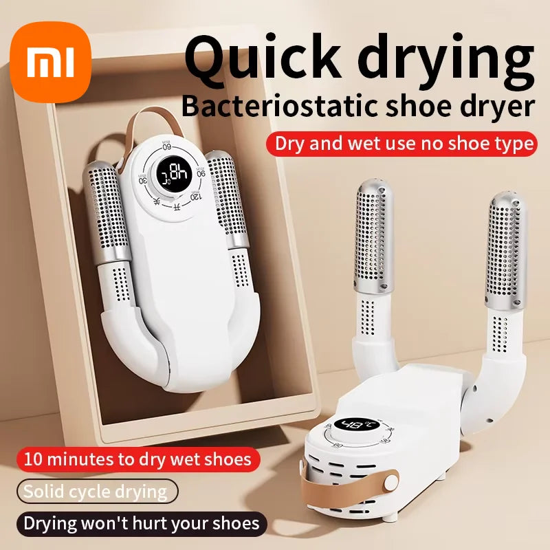 Xiaomi Electric Shoe Dryer UV Deodorizing Sterilizing Shoe Dryer Intelligent Time Dryer Home Quick Drying Shoe Warmer Heater