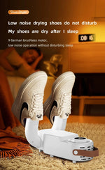 Intelligent Timer Shoe Dryer  Adjustable Dryer Quick Drying Deodorizing Sterilizing Shoe Dryer Household Shoe Warmer Heater