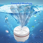 Portable Mini Washing Machine Ultrasonic Turbo Portable Washer with USB for Home Travel  Washing Machine Clean Socks and Dishes