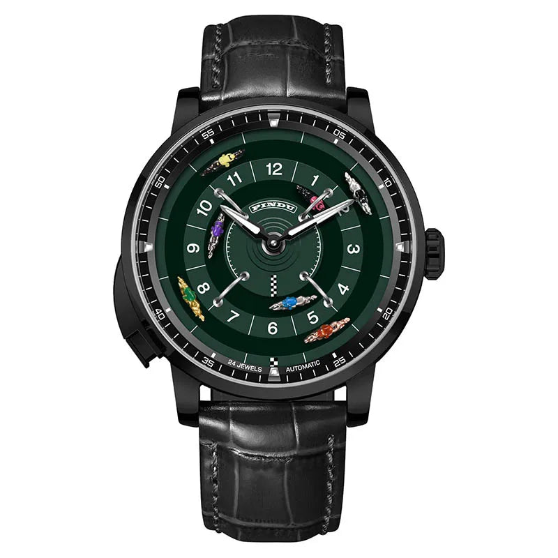 Pindu Horse Gambling Series Men's Full Automatic Mechanical Watch European Racing Roulette Entertainment Design Party Watch