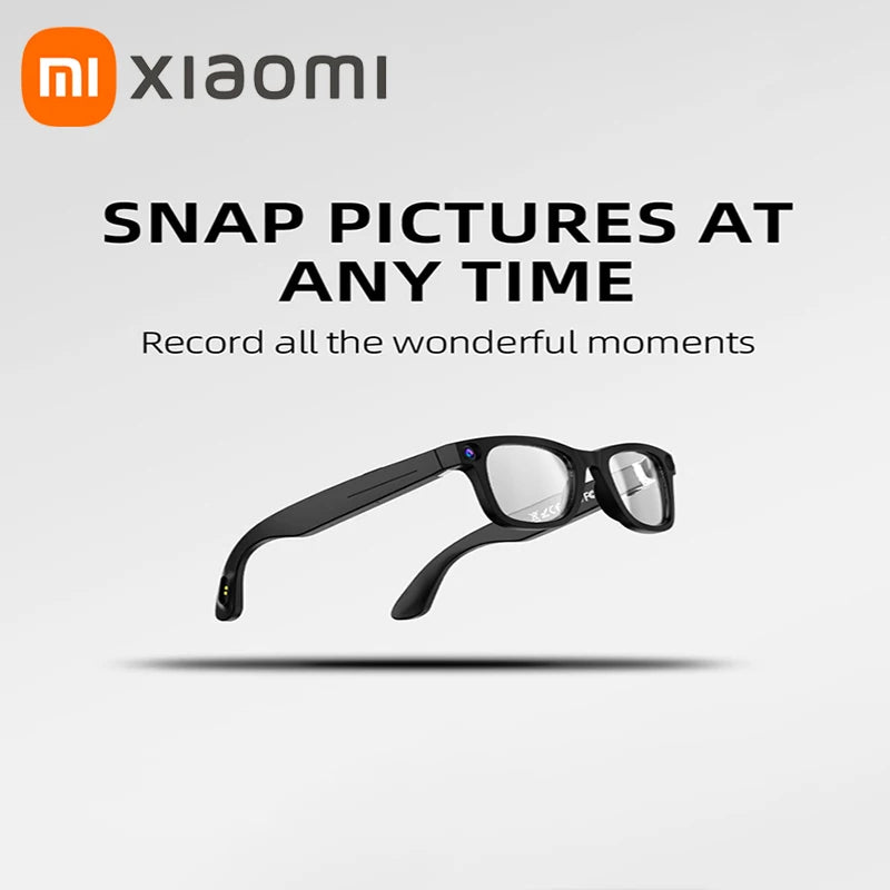 Xiaomi 800w Pixel Intelligent AI Glasses Micro Camera Photography Video Recording Voice Call Translation Gradient Sunglasses
