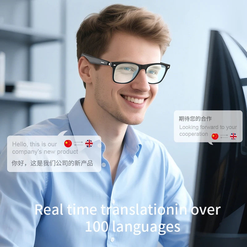 Xiaomi AI Intelligent Glasses Fashion Waterproof Multifunctional Bluetooth Call Playing Music Smart Sunglasses For Men & Woman