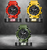 Men's Junior High School Student Fashion Trend Black Technology Sports Glow Men's Electronic Watch