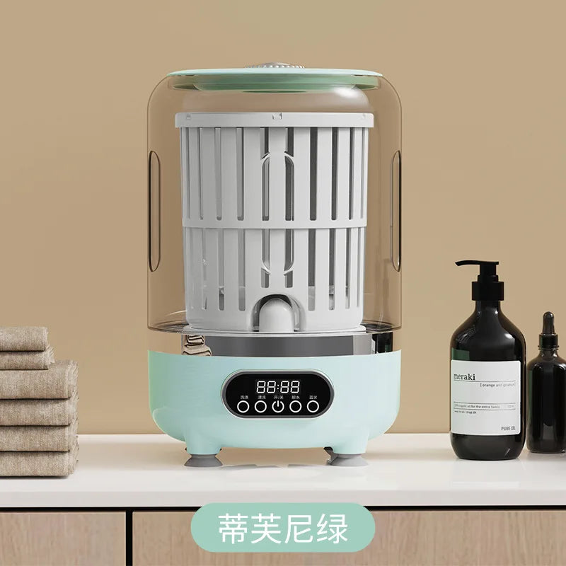 Portable Mini Washing Machine Automatic Washer Machine Clothes Cleaning Tool For Dormitories Travel Camping Hotel Apartment