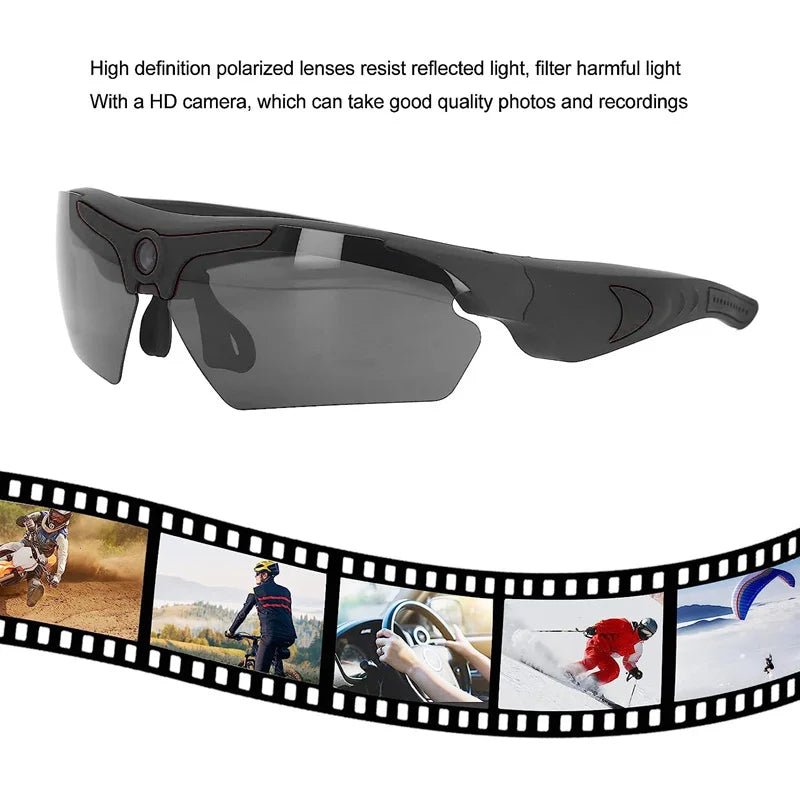 Xiaomi New Sunglasses With 1080p High-definition Mini Camera Smart Glasses Cycling Recorder Outdoor Sports Recording Goggles