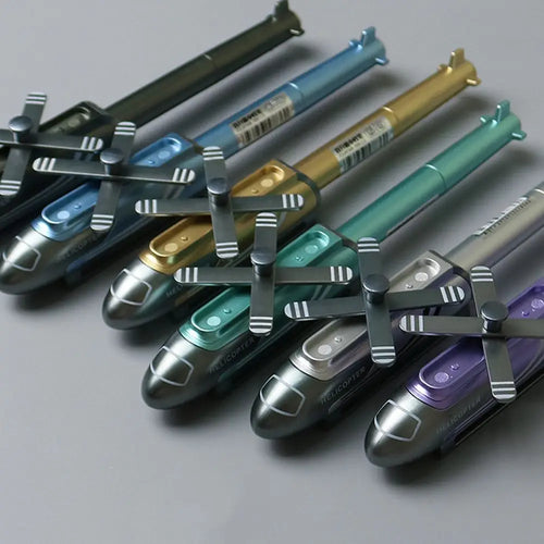 Airplane Shape Boy Exam Writing Tool Large Capacity Quick Dry Signature Pen School Supplies Ballpoint Pen Black Ink Gel Pen