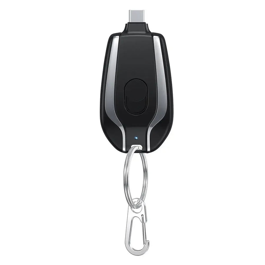 Mini Keychain Portable Charger 1500mAh Power Bank Ultra-Compact Battery Pack for Android IPhone Micro External Battery