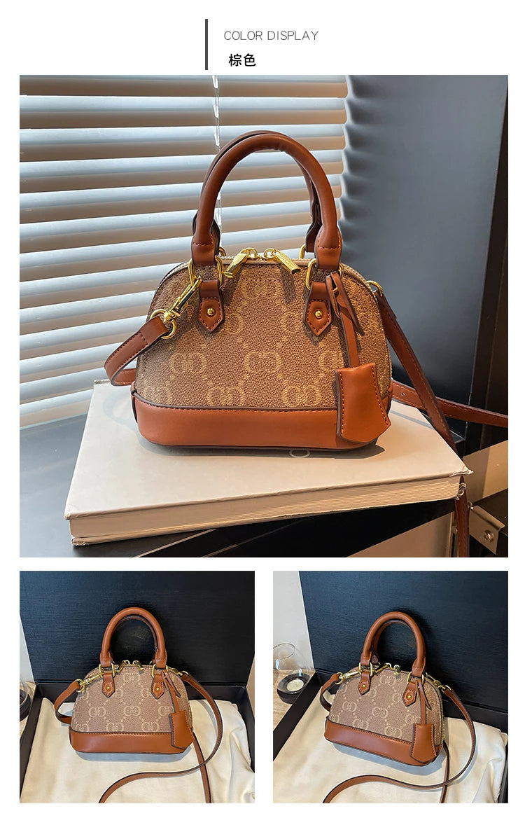 High-Quality Ladies Shoulder Bag, Stylish Leather Handbags For Women Featuring Famous Designer Elegant Details
