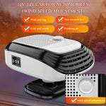 Car Winter Fast Heating 120w Electric Heated Fan Auto Windshield Defogging Heating Cooling Truck RV SUV Travel Camper Tools