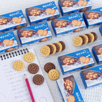 Cute Kawaii Creative Biscuit Eraser Cookie Rubber School Supplies Stationery Novelty Lovely Cake Eraser