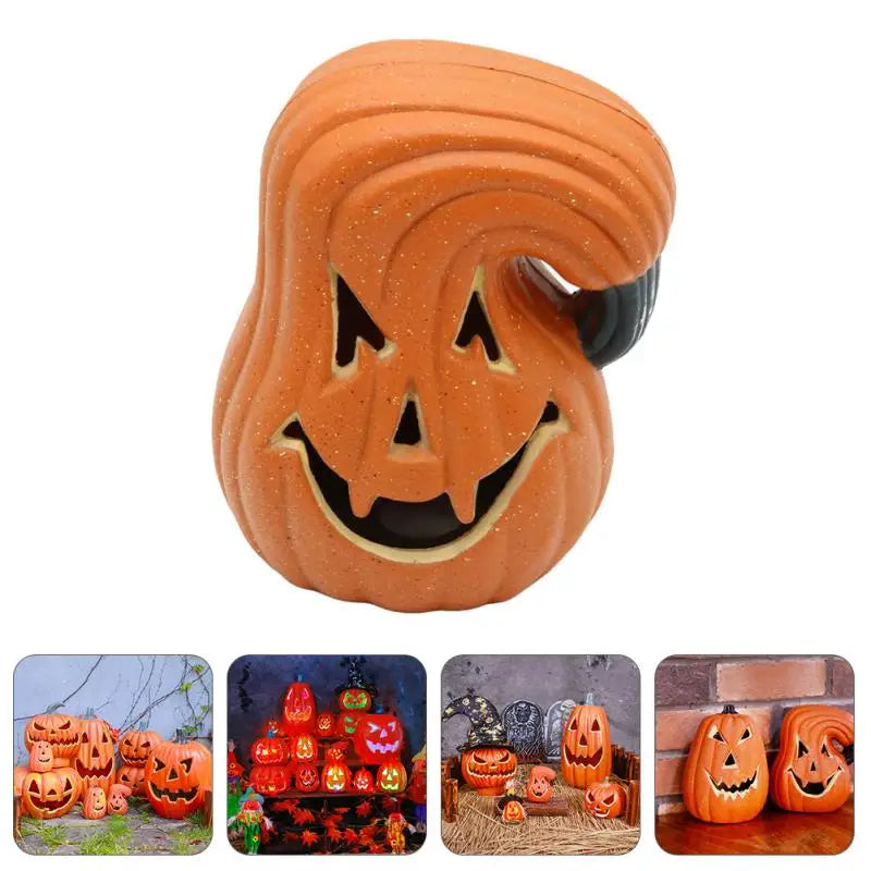 1Pc Decorative Pumpkin Halloween Props Lantern Decor Pumpkin Decoration Pumpkin Light Outdoor Halloween Decorationsation