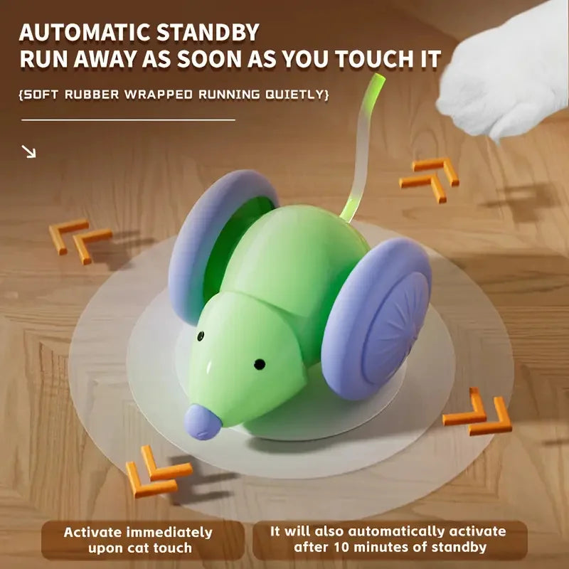 Smart Cat Toys Balls Automatic Interactive Pet Electric Rolling Teaser USB Rechargeable Kitty Moving Bouncing ball Mouse Car toy