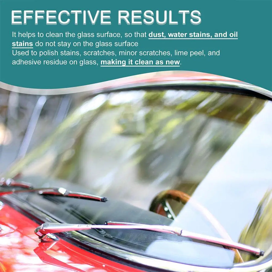 120g Cerium Oxide Glass Scratch Remover, Professional Glass Polishing Compound for Windshield, Glass Car Accessories