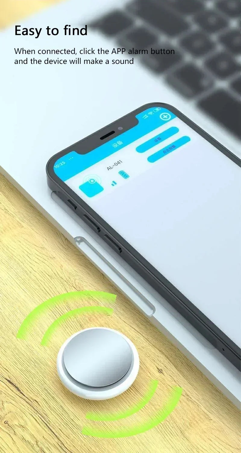 OPPO Smart Airtag Bluetooth 5.3 GPS Tracker Work with Android iOS System Air Tag Tracker Mini Locator Kids Bag Key Wall Finder